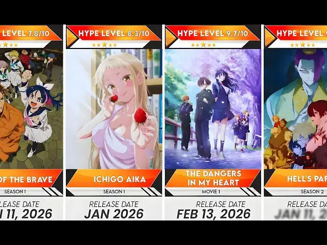 Video thumbnail for 75 Best Upcoming Winter 2026 Anime That You'll Love | Anime Bytes
