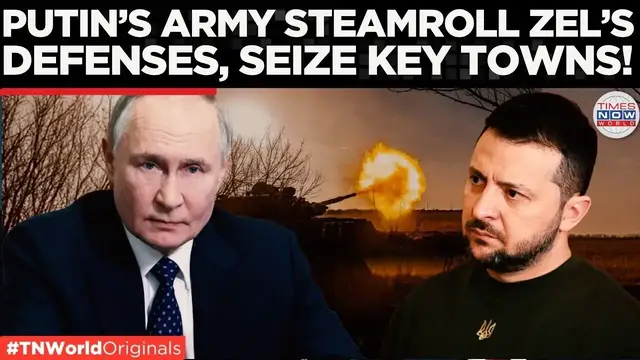 Video thumbnail for Russia Claims Massive Drone Kill, Seizes Ground in Escalating Ukraine Offensive | Times Now World