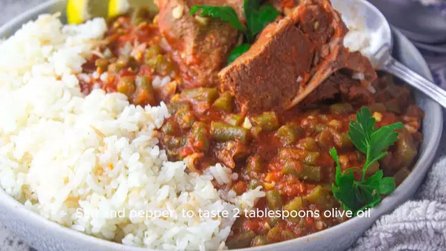 Video thumbnail for Lamb Stew with Green Beans Recipe