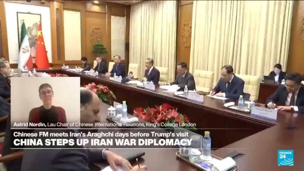 Video thumbnail for China's 'key priorities': Open Hormuz, get oil flowing, avoid 'getting dragged into conflicts'