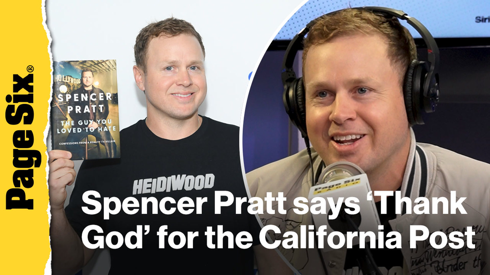 Video thumbnail for Spencer Pratt says 'Thank God' for the California Post