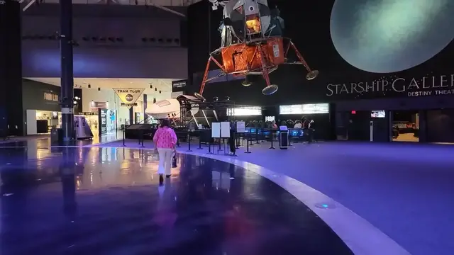 Video thumbnail for US: World Cup fans visit NASA Johnson Space Center in Houston.
