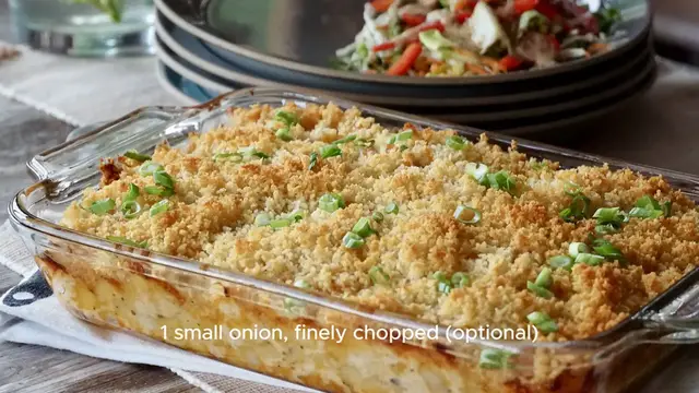 Video thumbnail for Cheesy Potato Casserole Recipe