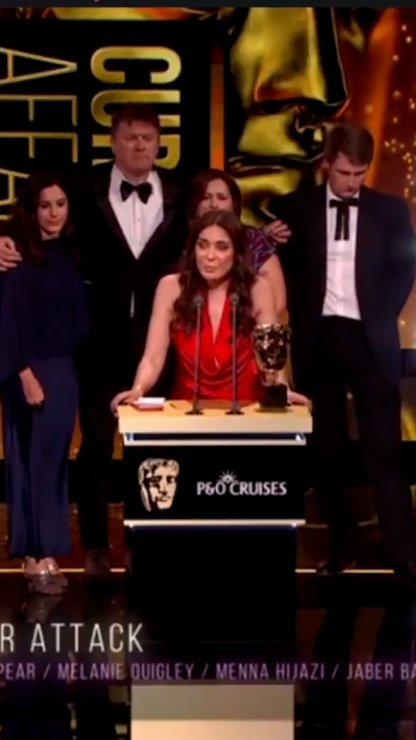 Video thumbnail for Gaza documentary dropped by the BBC wins BAFTA