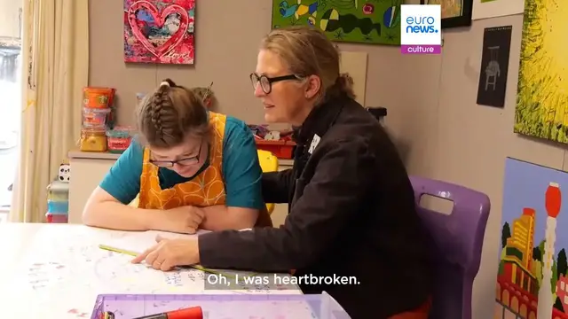 'Video thumbnail for Inside the UK art studio empowering autistic artists amid Trump's discredited autism claims'