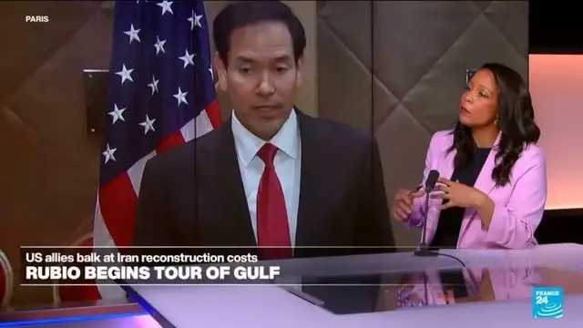 Video thumbnail for Rubio kicks off Gulf 'charm offensive' amid allies' fears over US - Iran deal