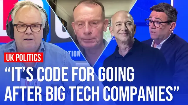 Video thumbnail for Andy Burnham to go toe-to-toe with tech heavyweights