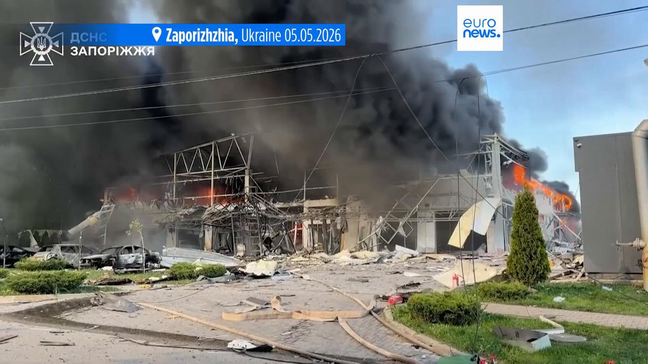 Video thumbnail for At least 26 killed in Russian strikes across Ukraine as Zelenskyy denounces Moscow's 'cynicism'