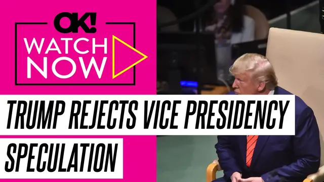 'Video thumbnail for Donald Trump Shuts Down Theory He'd Stay in White House as Vice President: 'It's Too Cute''