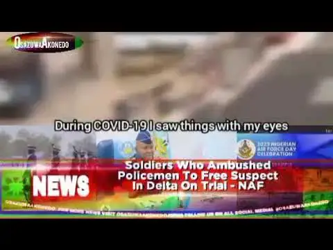 Video thumbnail for Soldiers Who Ambushed Policemen To Free Suspect In Delta On Trial - NAF
