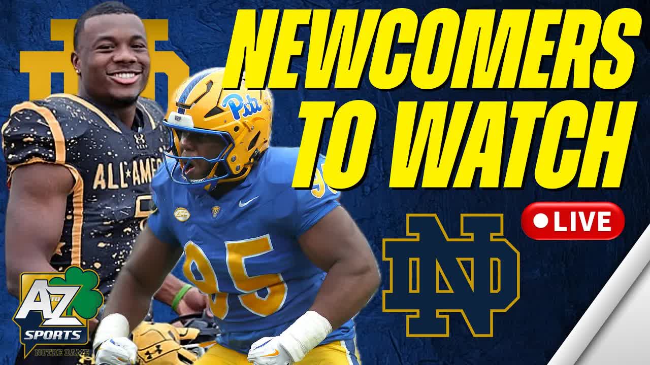 Video thumbnail for Notre Dame Fighting Irish - A to Z Sports : notre dame's impactful newcomers for the 2026 college football season