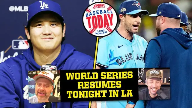 'Video thumbnail for The World Series resumes tonight in LA with the series tied... | Baseball Today'