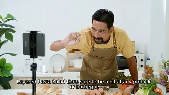 Video thumbnail for Layered Pasta Salad recipe