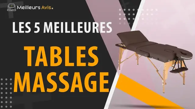 Video thumbnail for ⭐️ MEILLEURE TABLE MASSAGE - Avis & Guide d'achat (Comparatif 2023)