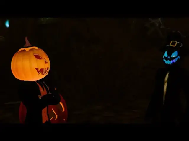 Video thumbnail for Jack-o-lantern Man. The Black Pumpkin @IMVU  #imvu #brianboucherfilms #brianboucherimvu #halloween