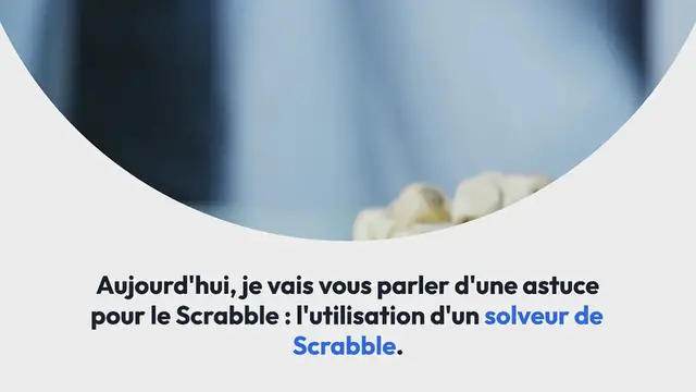 'Video thumbnail for Tricher au Scrabble avec un Solveur de Scrabble'