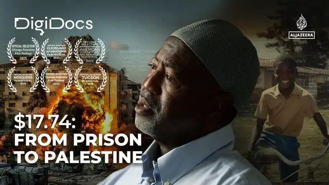 'Video thumbnail for $17.74: How a Prisoner Gave His Entire Paycheck to Gaza'