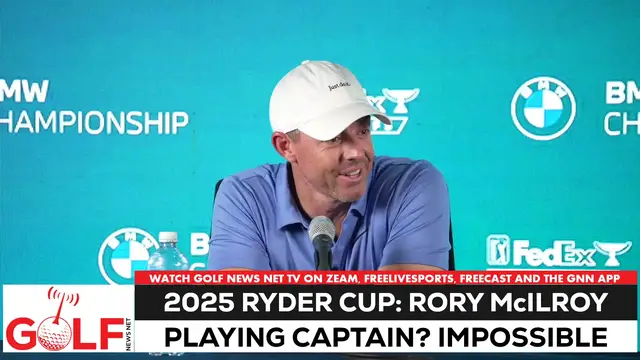 'Video thumbnail for Rory McIlroy doesn't think it's possible to be a Ryder Cup playing captain'