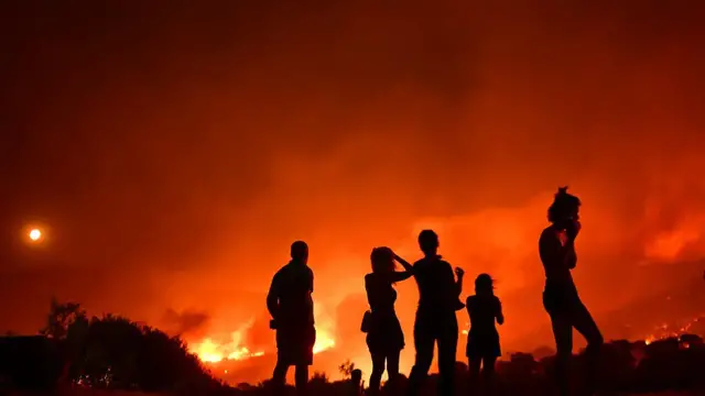 'Video thumbnail for Southern Europe suffocates in deadly heat-fuelled wildfires'
