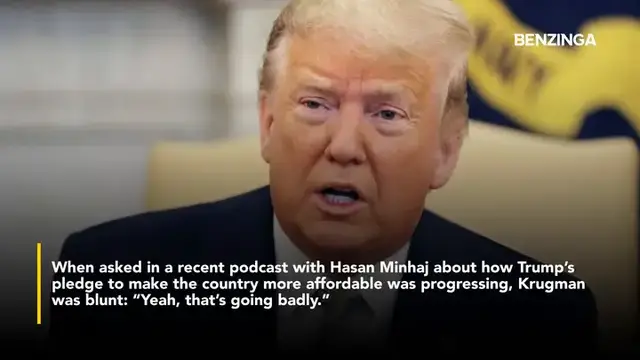 'Video thumbnail for Trump's Policies Are Making America Less Affordable, Explains Nobel Economist Paul Krugman- 'That's Going Badly''