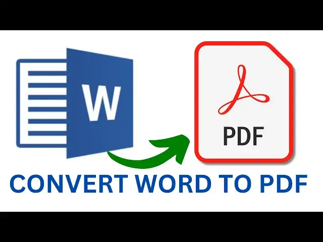 Video thumbnail for How To Convert Word Document To PDF