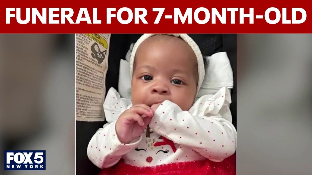 Video thumbnail for Funeral held for 7-month-old killed in Brooklyn