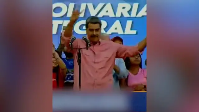 Video thumbnail for Venezuela’s Maduro 'sings for peace' with John Lennon's Imagine
