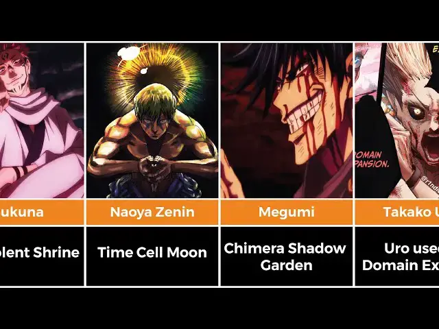 Video thumbnail for All of the Domain Expansions In Jujutsu Kaisen | Anime Bytes
