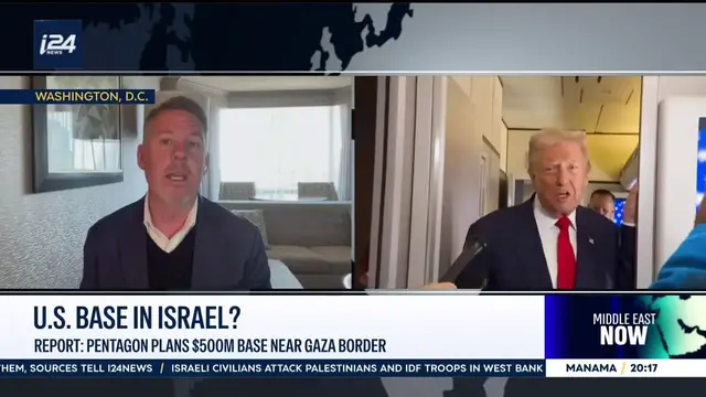 'Video thumbnail for Report: Pentagon plans $500M base near Gaza border'