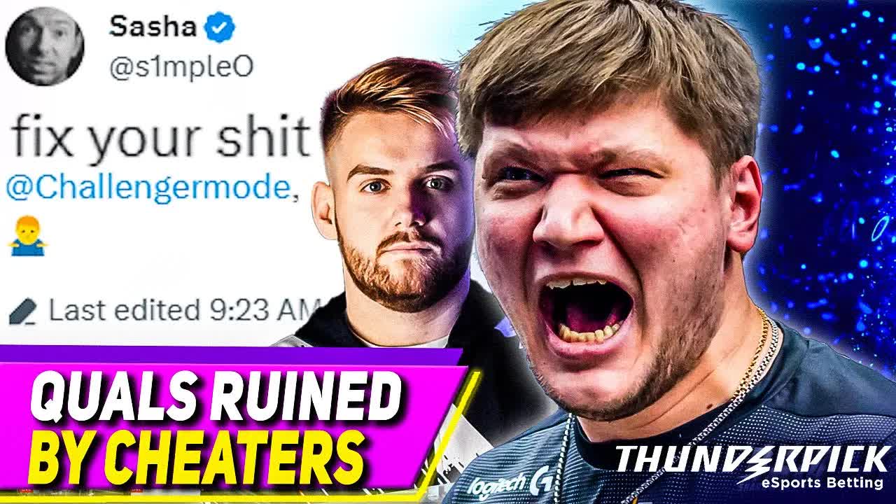 Video thumbnail for CS Major Qualifiers RUINED by Cheaters? S1mple NiKo Smooya Respond