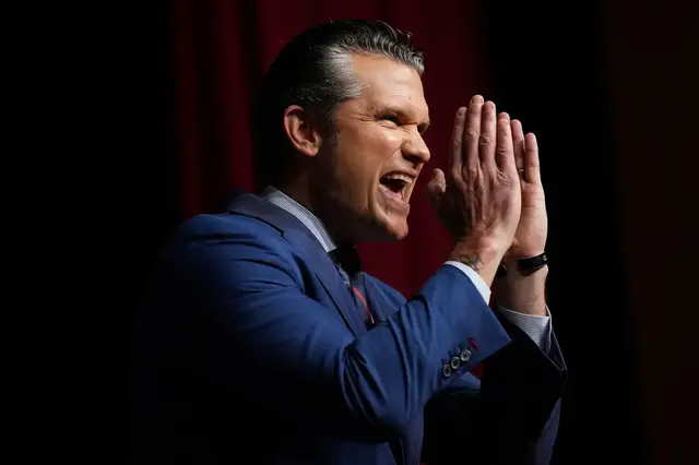'Video thumbnail for Hegseth bashes wokeness in unprecedented meeting with top military brass'