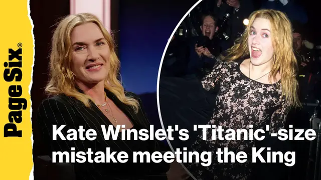 Video thumbnail for Kate Winslet's 'sheer' embarrassment meeting Charles III