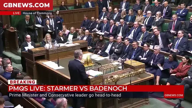 Video thumbnail for WATCH: Keir Starmer shut down by Lindsay Hoyle after Kemi Badenoch jibe during PMQs