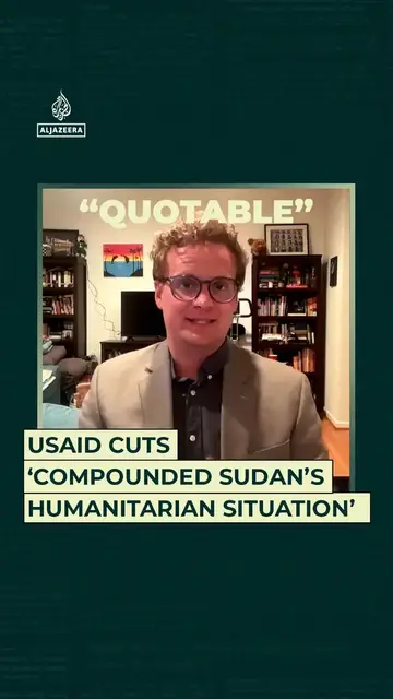 'Video thumbnail for USAID cuts ‘compounded Sudan’s humanitarian situation’'