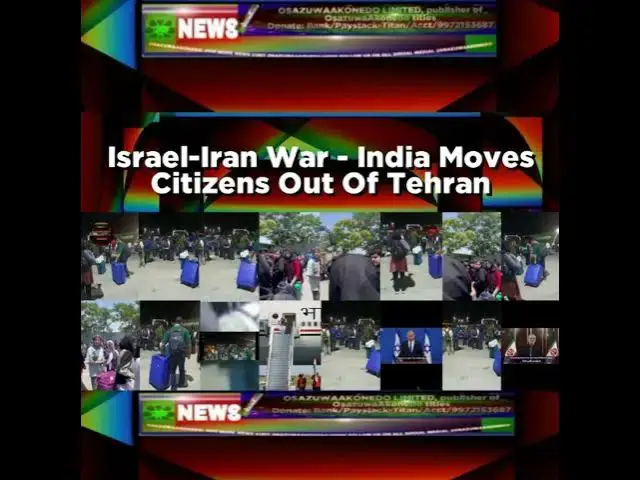 Video thumbnail for Israel-Iran War - India Moves Citizens Out Of Tehran