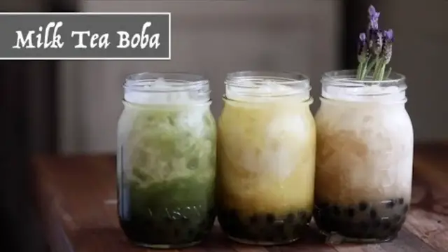 'Video thumbnail for Matcha, Turmeric, & Lavender Boba'