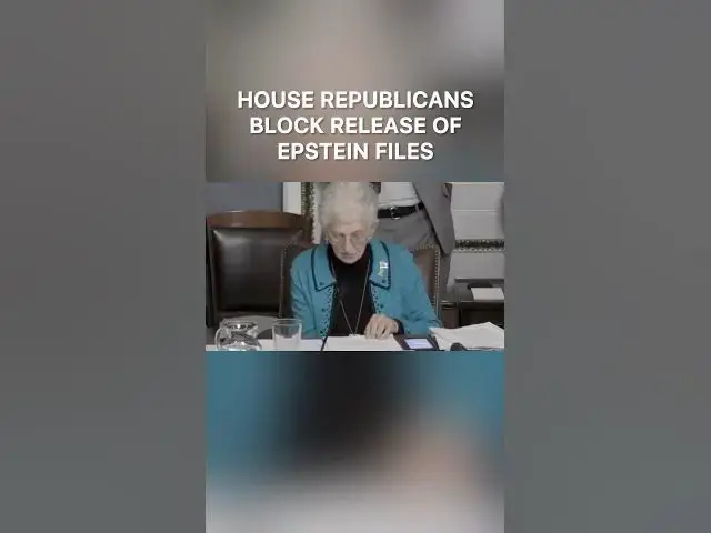 'Video thumbnail for Republicans Block Release of Epstein Files'
