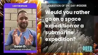 Video thumbnail for Sean has a new innovation in space travel. Take it to the bank!