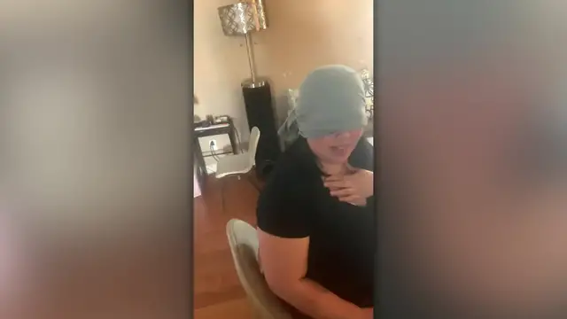 Video thumbnail for Soldier Surprises Blindfolded Mom On Her Birthday | Happily TV