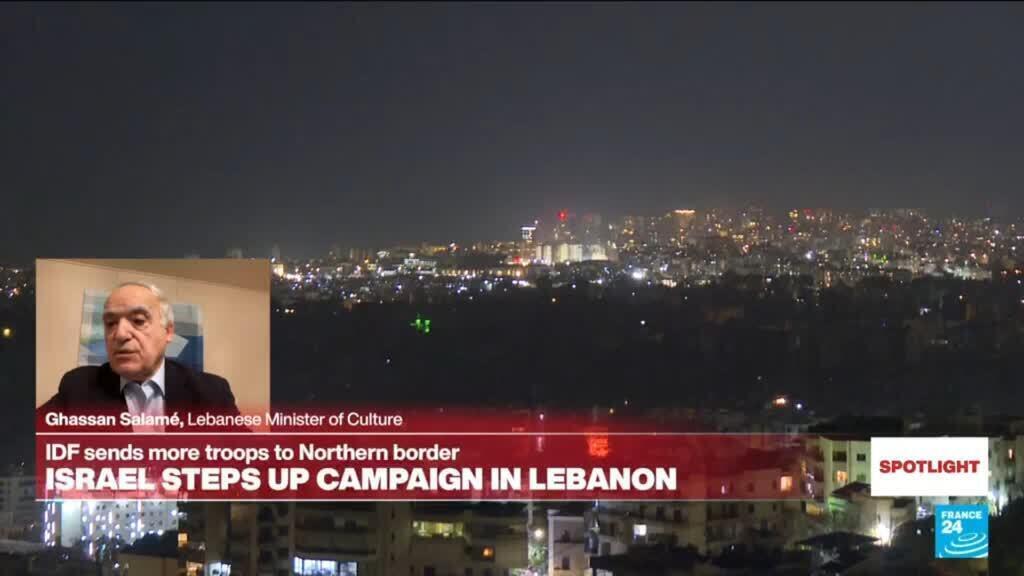 Video thumbnail for Ghassan Salamé urges Israel and international community to let Lebanon 'do Its job more efficiently'