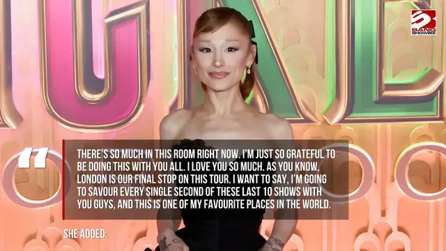 Video thumbnail for Ariana Grande ‘overwhelmed’ by deafening reception before spotlight exit