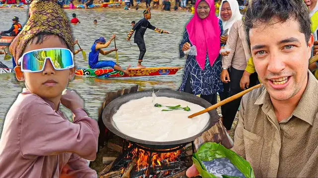 'Video thumbnail for 24 Hours With Indonesia’s "Aura Farming" Boat Kids!! (Crazy Sumatran Food)'