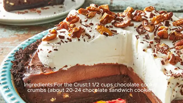 Video thumbnail for Mississippi Mud Pie Recipe