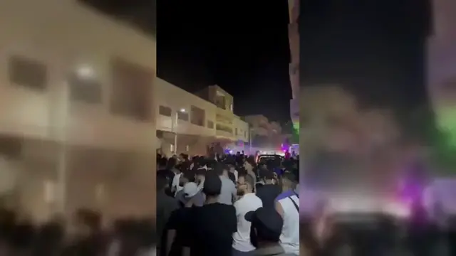 Video thumbnail for Syria: Syrian Residents Protest in Eastern Hama Over Detentions.