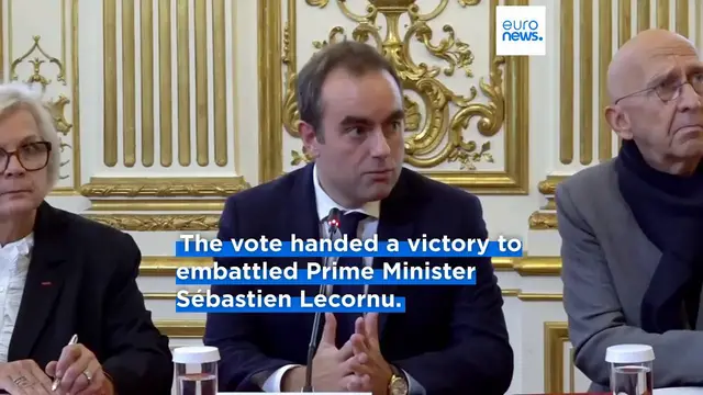 Video thumbnail for France's National Assembly narrowly approves contentious 2026 social security budget