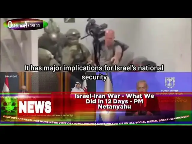 'Video thumbnail for Israel-Iran War - What We Did In 12 Days - PM Netanyahu'