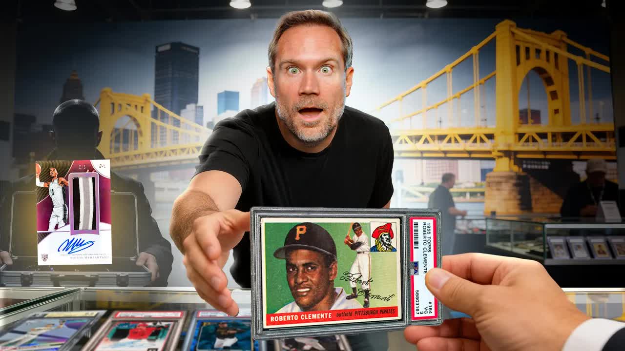 Video thumbnail for Sports Card Investor: Trading My $20,000 Wemby Rookie Card at a Sports Card Show!