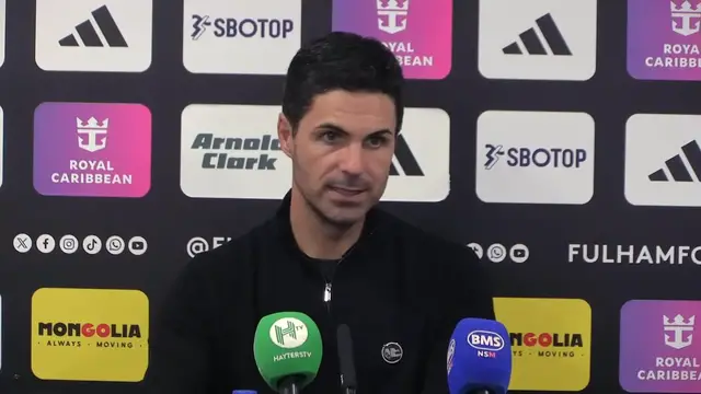 'Video thumbnail for 'Tough and very, very willing' - Arteta praises Arsenal after win at Fulham'