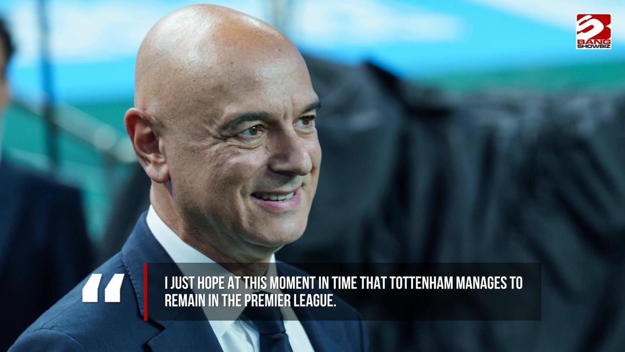 Video thumbnail for Daniel Levy discusses the emotional impact if Tottenham get relegated