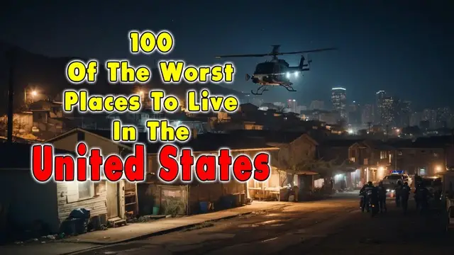 Video thumbnail for 100 Of The Worst Places to Live in The United States